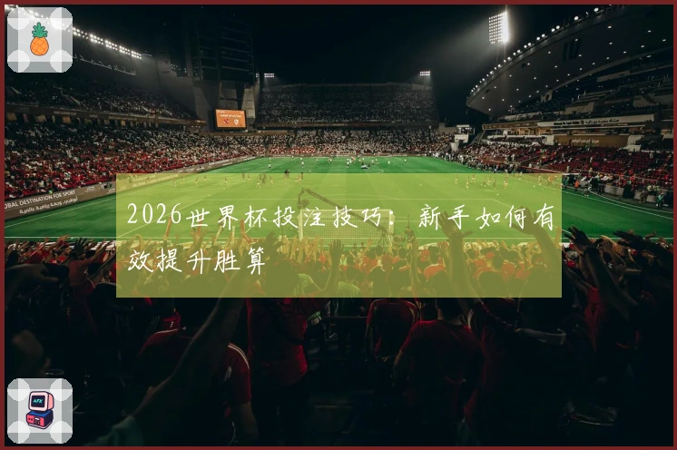 2026世界杯投注技巧：新手如何有效提升胜算